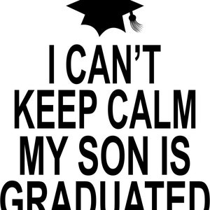Mantengan la calma mi hijo se graduó