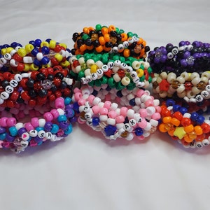Large MHA Character Kandi Bracelets