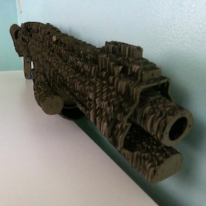 Halo M45D Shotgun // SVG File // Glowforge Project // .25" stack thickness