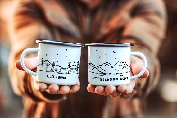 Camp Mug Personalized Camping Mountain 