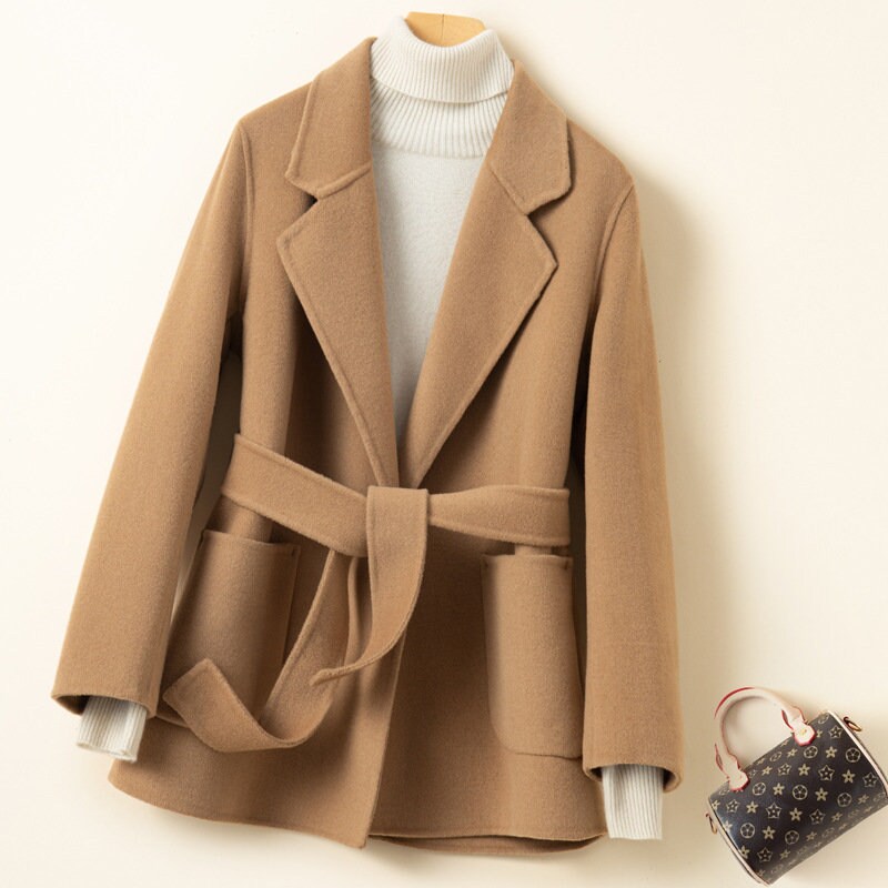 Short Wool Coat - Etsy