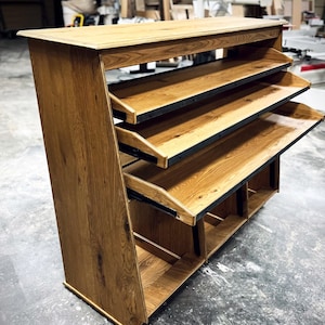 TRIPLE 8-12U Slanted SIDECAR Rack | 1-2 Synth Trays - Etsy