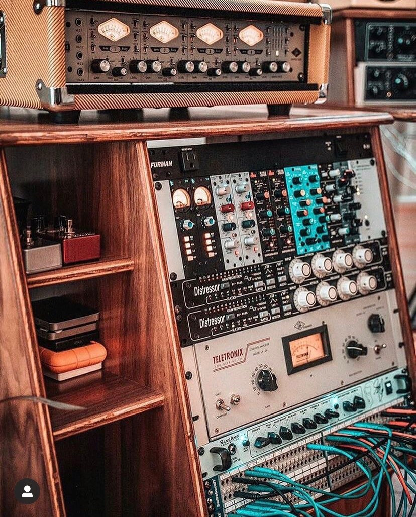 8-16U Slanted SIDECAR AUDIO RACK Storage Shelves - Etsy