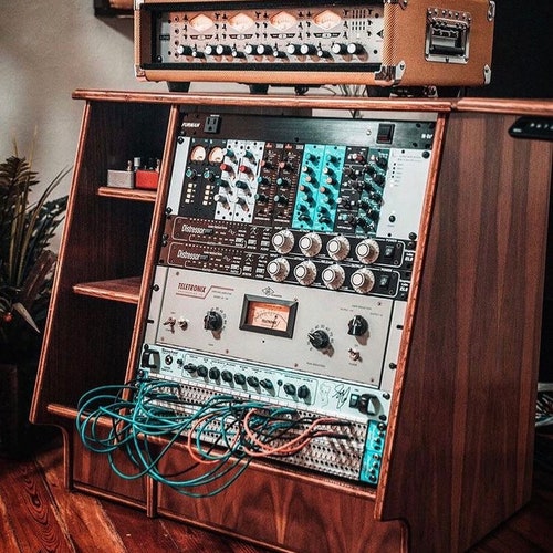 8-20U SLANTED AUDIO RACK - Etsy