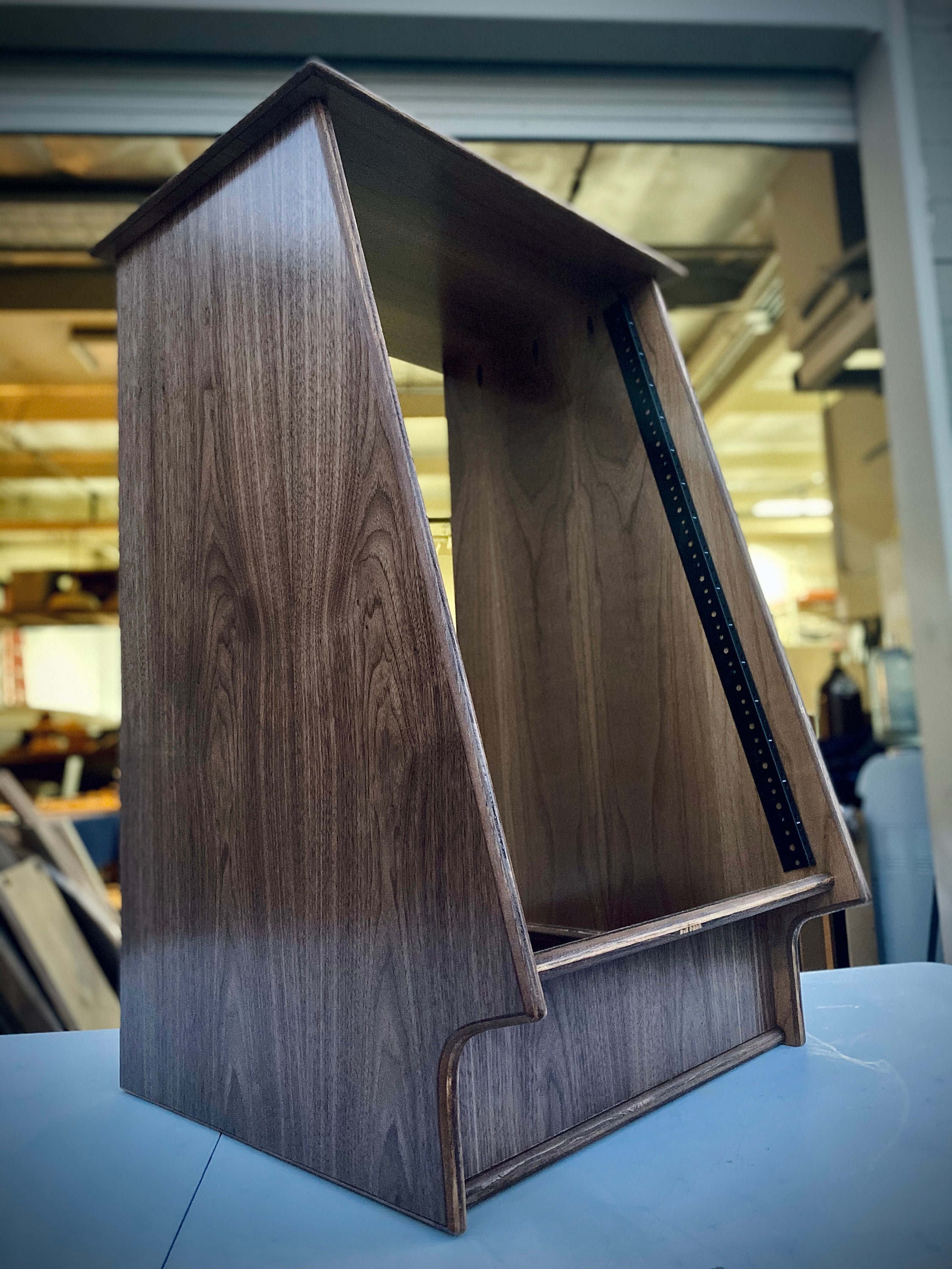 Slanted Vinyl Rack 8-20U Slanted Audio Rack - Etsy