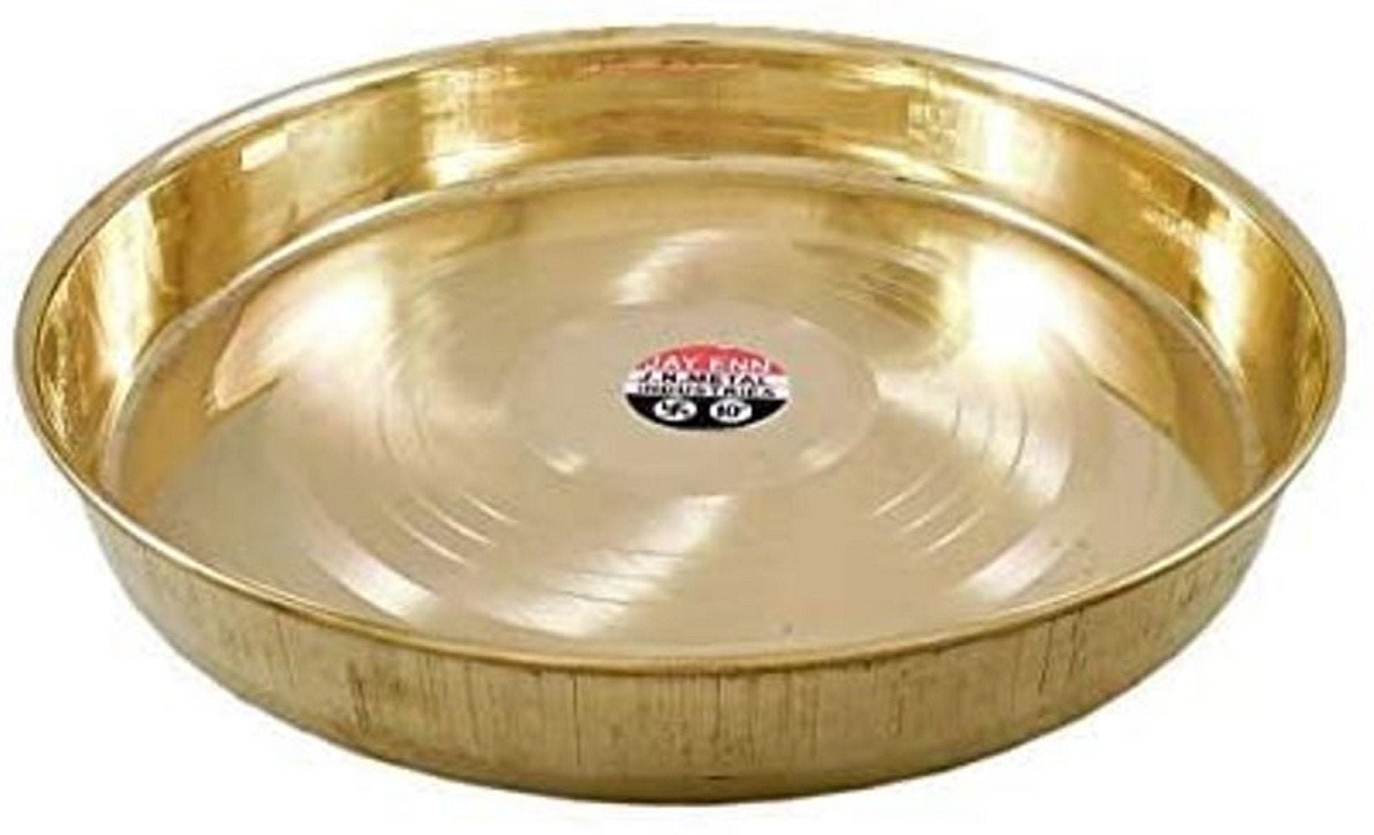 Pack of 3 Traditional Brass Thali Indian Brass Thali Dinning Etsy