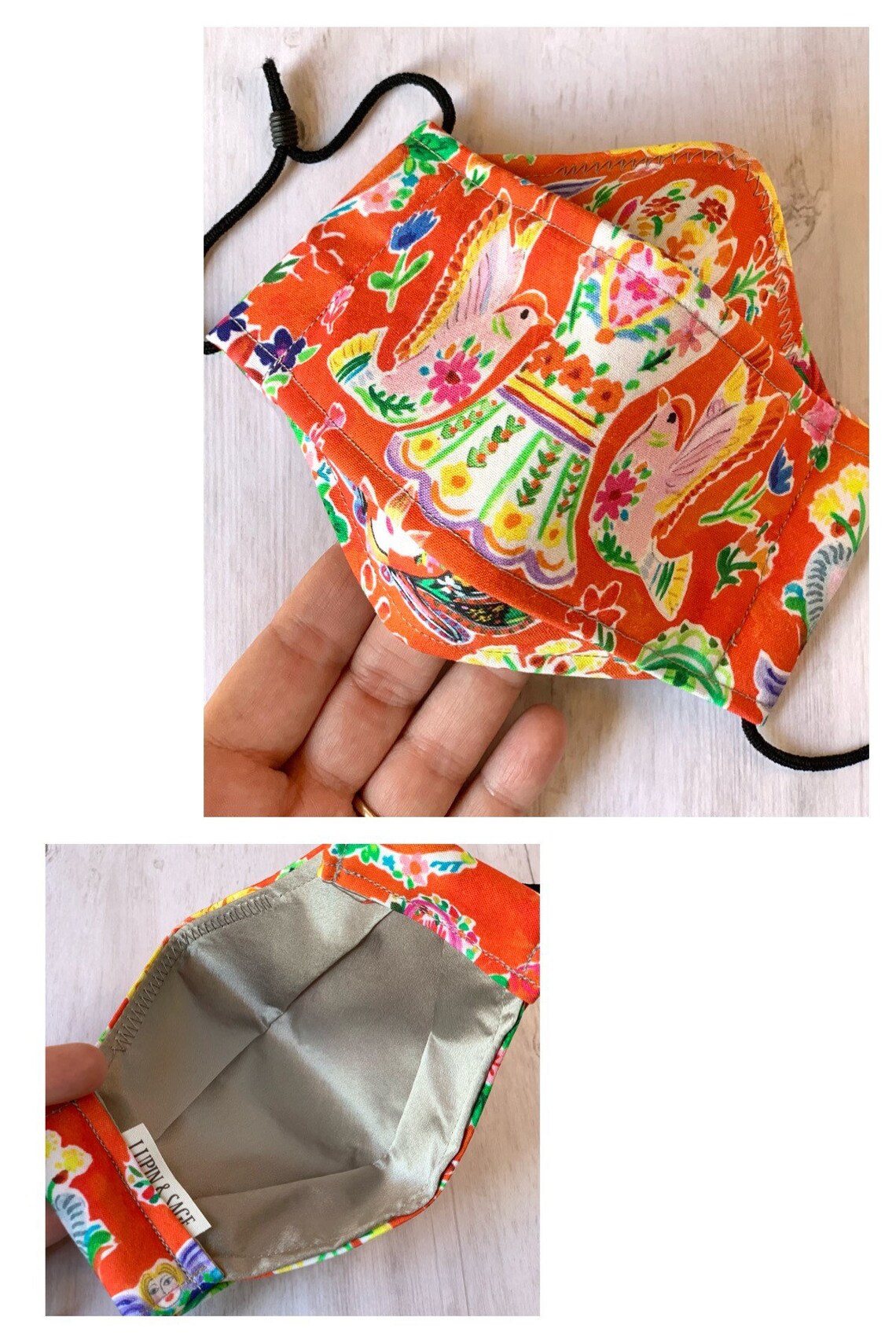 Silk interior Sensitive skin Adult 3 layer 3D mask cotton Etsy