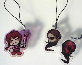 Horror RPGs phone charms