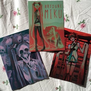 Creepy Hatsune Miku Prints