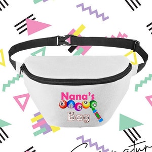 Bolsa de bingo personalizada, riñonera ajustable