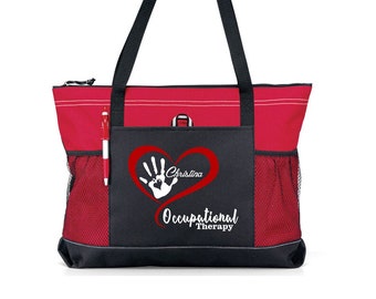 Borsa a forma di cuore per terapia occupazionale personalizzata, disponibile in 7 colori