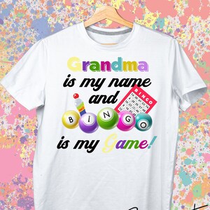 BINGO personalizado es mi camiseta de juego