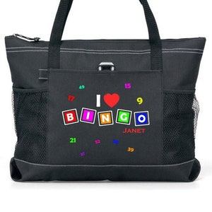 Personnalisé I Love Bingo, Disponible en 7 couleurs