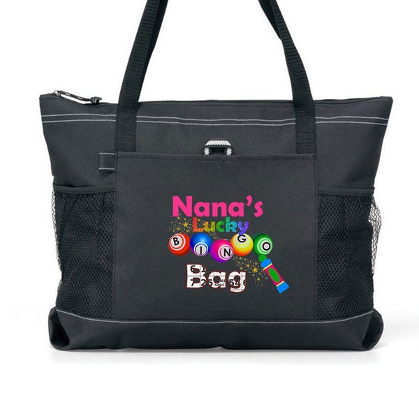 Gepersonaliseerde Lucky Bingo Bag, verkrijgbaar in 7 kleuren