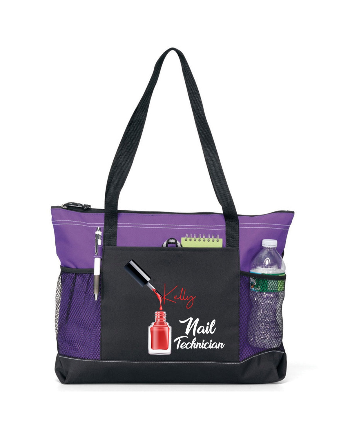Personalized Nail Technician Tote Bag Available in 7 colors Etsy