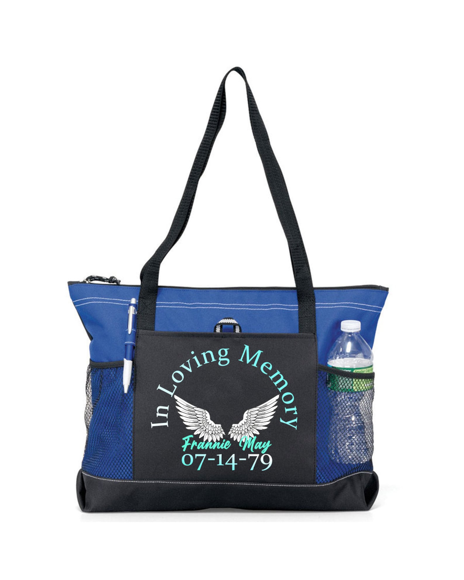 Personalized in Loving Memory Tote Bag Available in 7 Colors Etsy