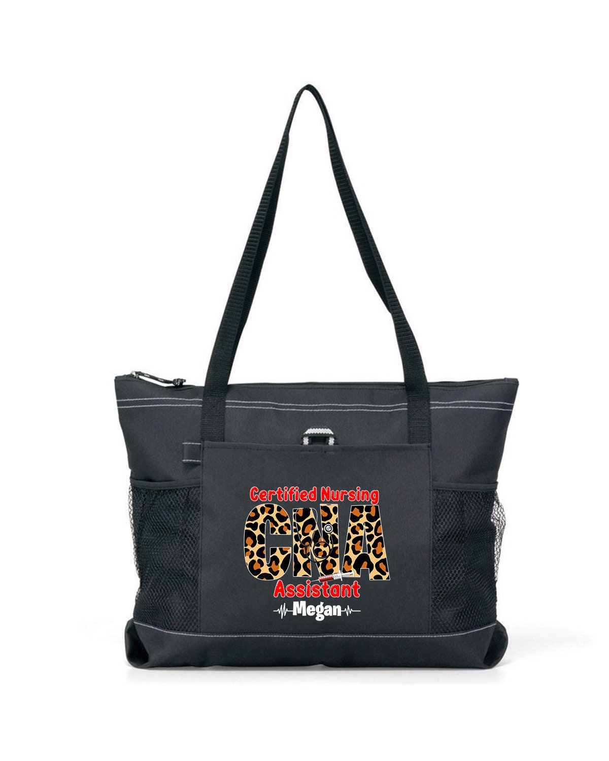 Personalized CNA Animal Instincts Tote Bag Available in 7 Colors