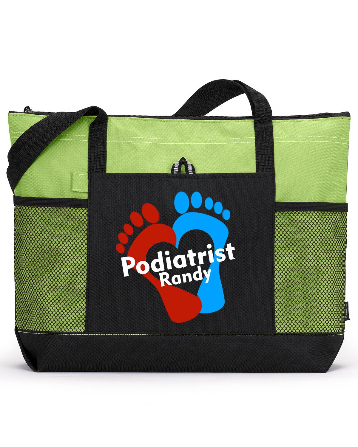 Personalized Podiatrist Happy Feet Tote Bag Available in 7 Etsy