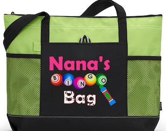 Bolsa de bingo personalizada, disponível em 7 cores