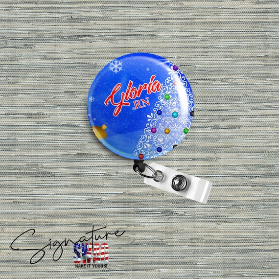 Personalized Winter Wonderland Retractable Badge Reel, Belt or Alligator  Clip Available -  Canada