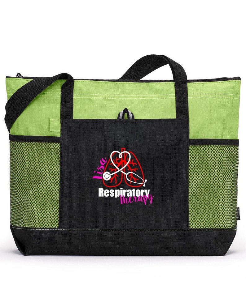 Personalized Respiratory Therapy Lung Tote Bag Etsy