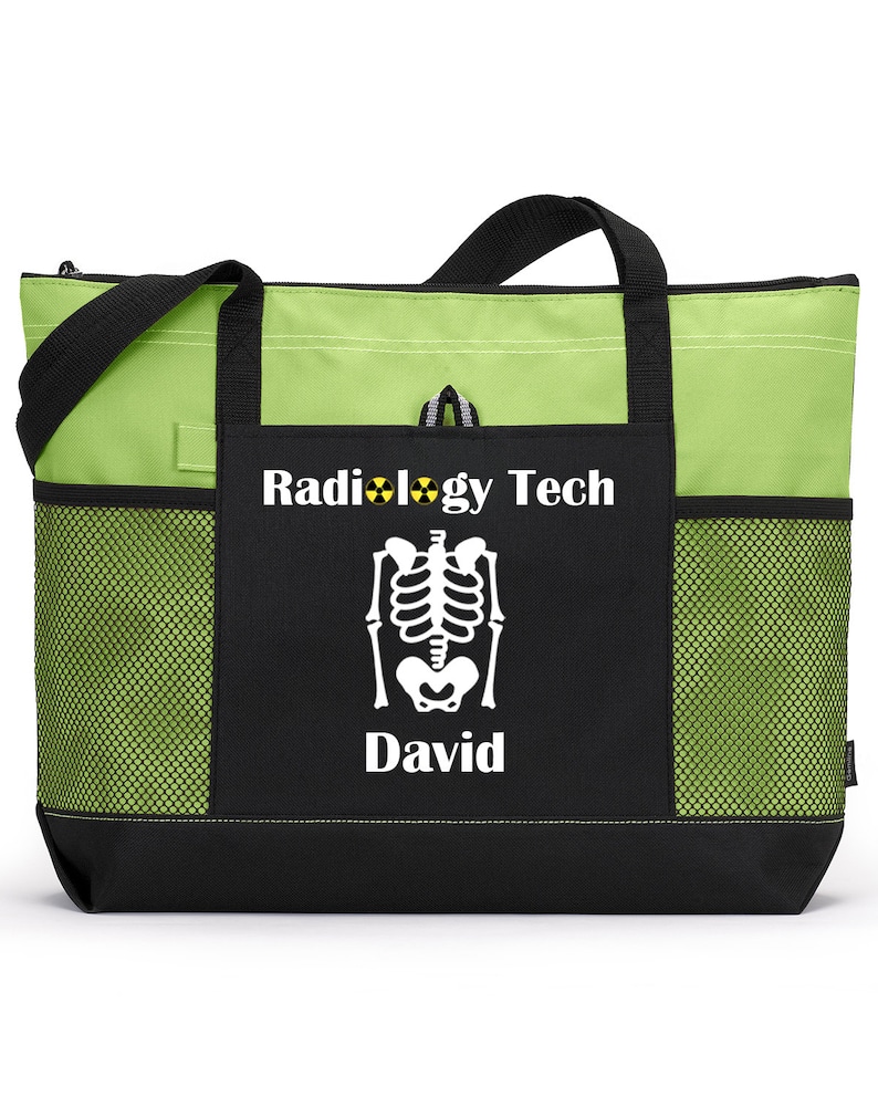 Personalized Radiology Tech Tote Bag Available in 7 Colors Etsy