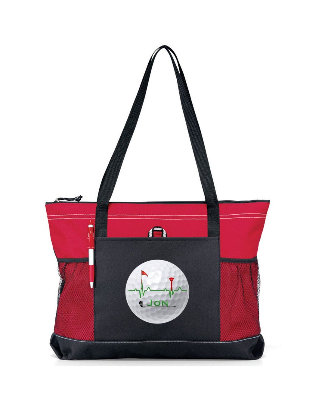 Personalized Golf Life Tote Bag Available in 7 Colors - Etsy