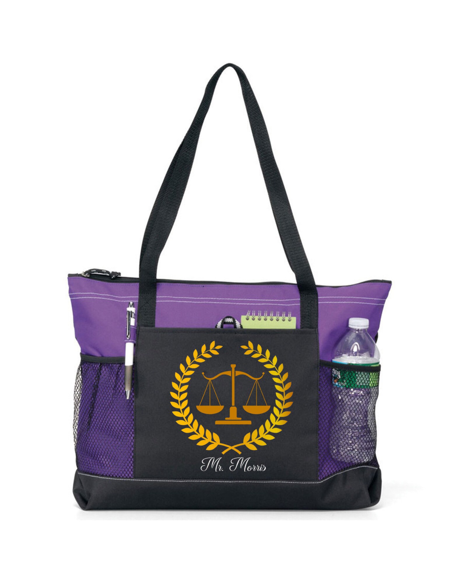 Personalized Lawyer Tote Bag Available in 7 Colors Etsy