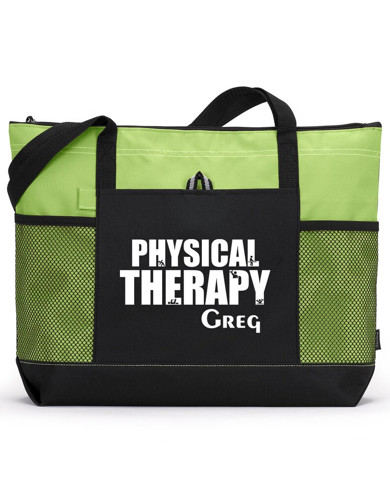 Personalized Physical Therapist Tote Bag Available in 7 Etsy