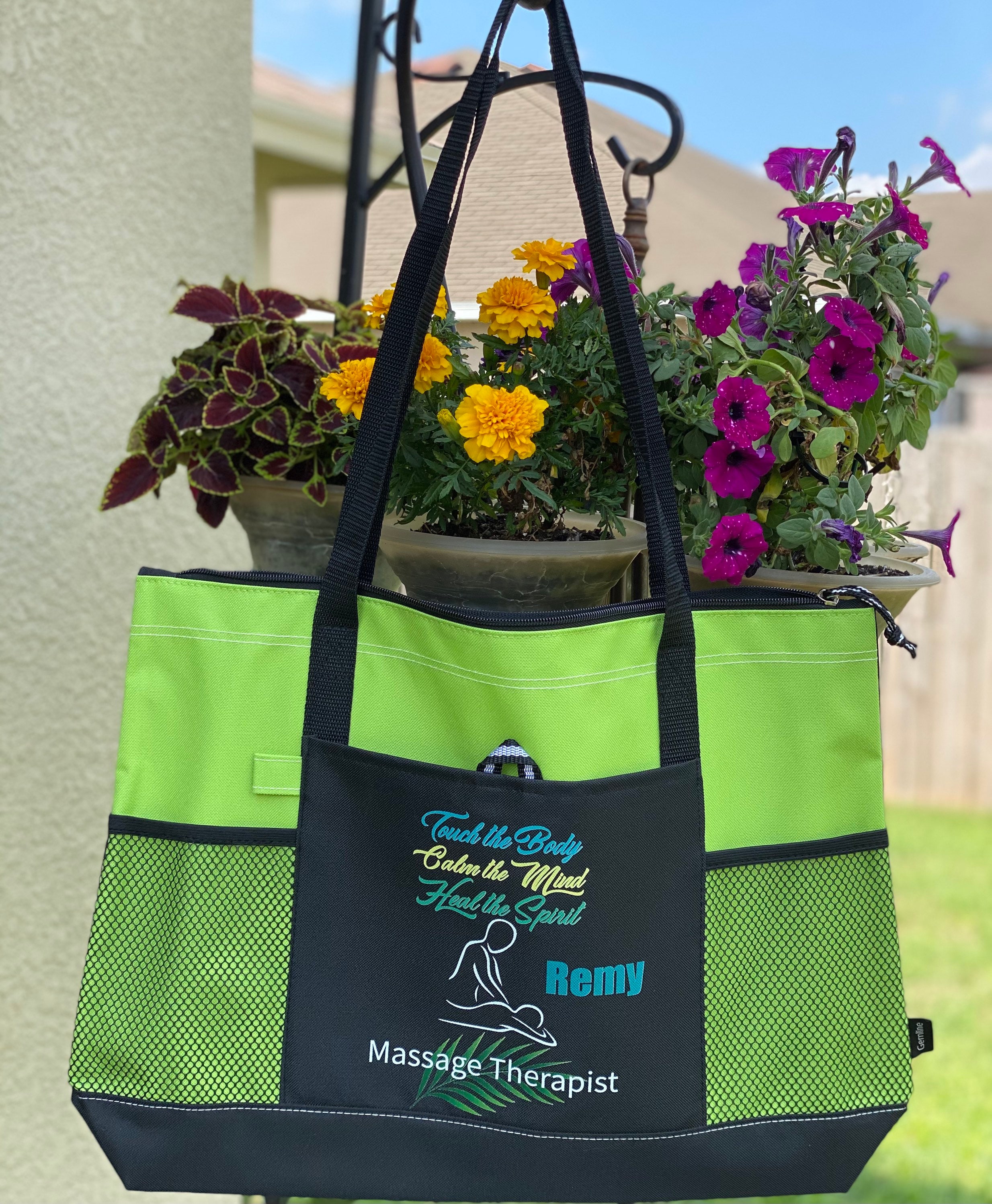 Personalized Massage Therapist Tote Bag Available in 7 colors Etsy