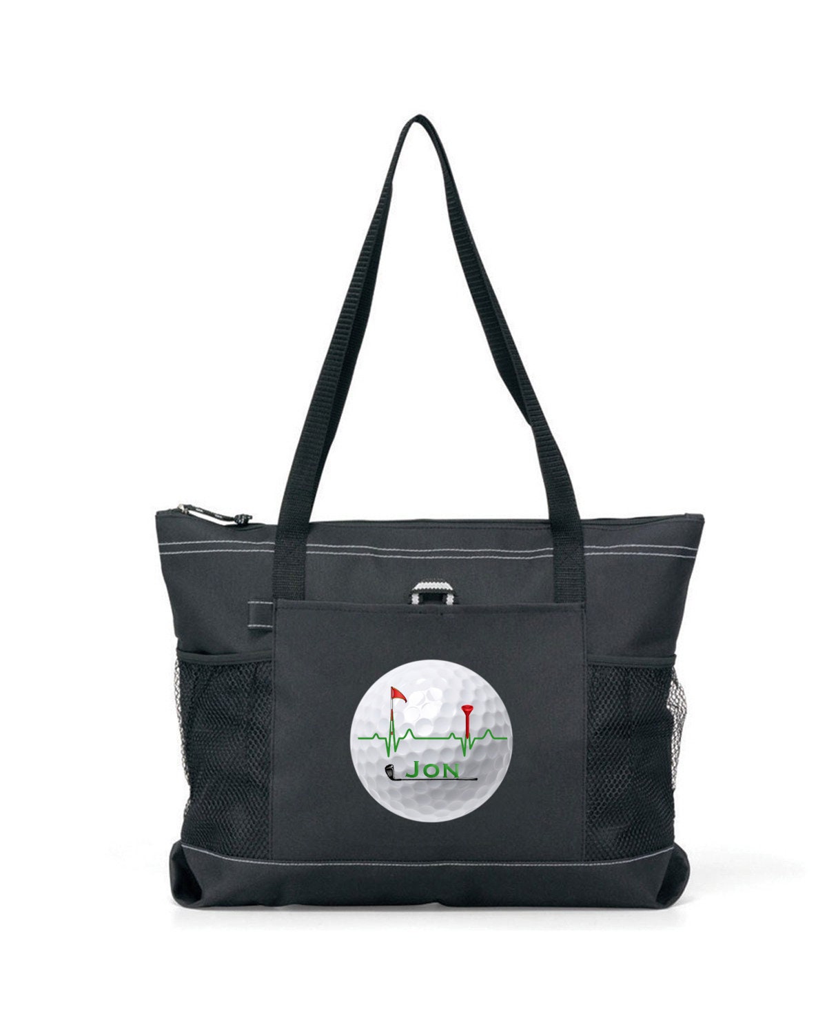 Back jack golf] Course leather course tote – GQ SHOP