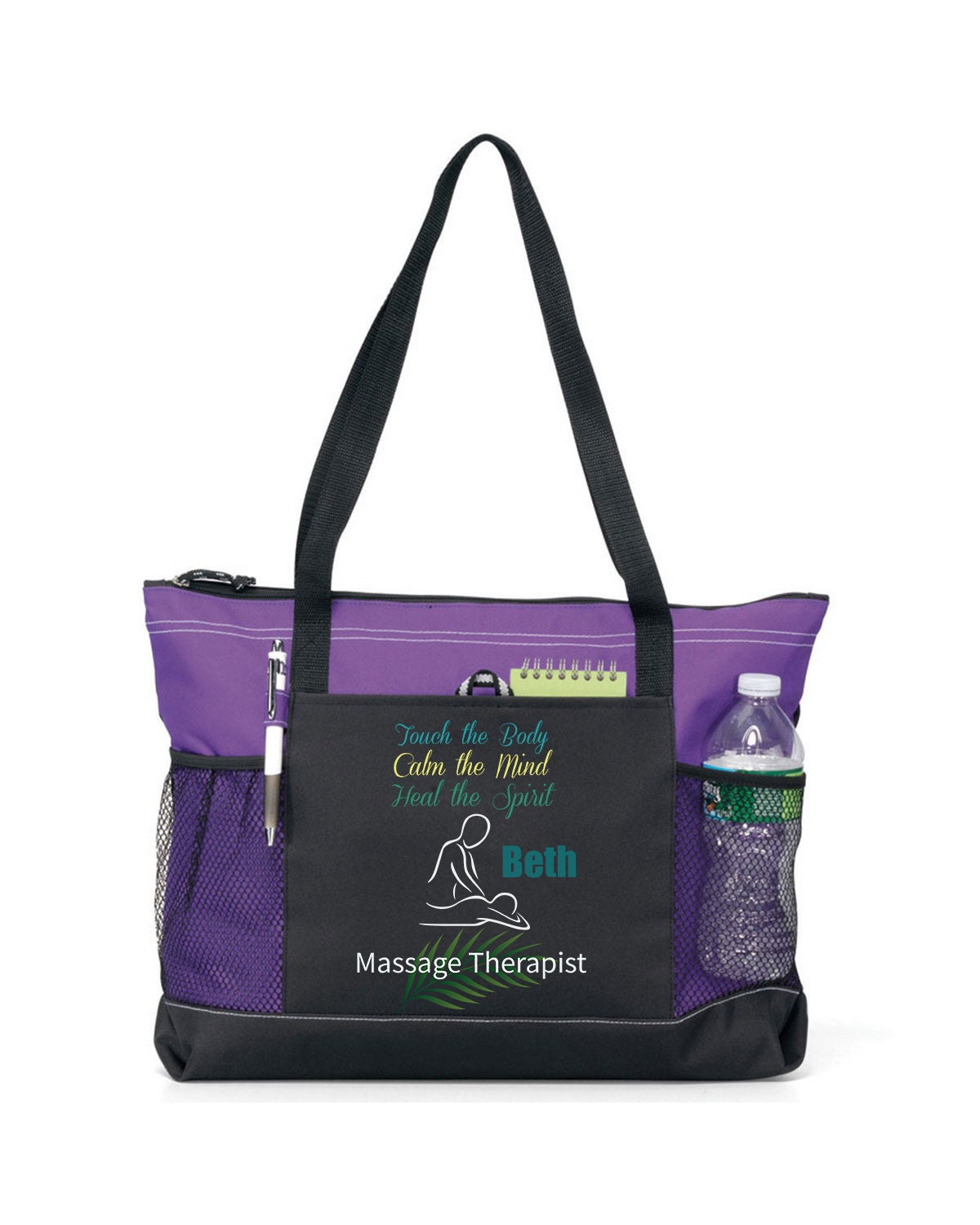 Personalized Massage Therapist Tote Bag Available in 7 colors Etsy