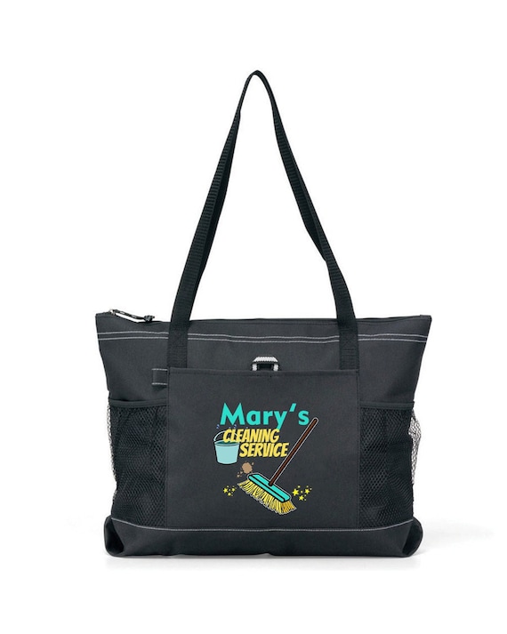 Personalized Spick and Span Cleaning Service Tote Bag Available