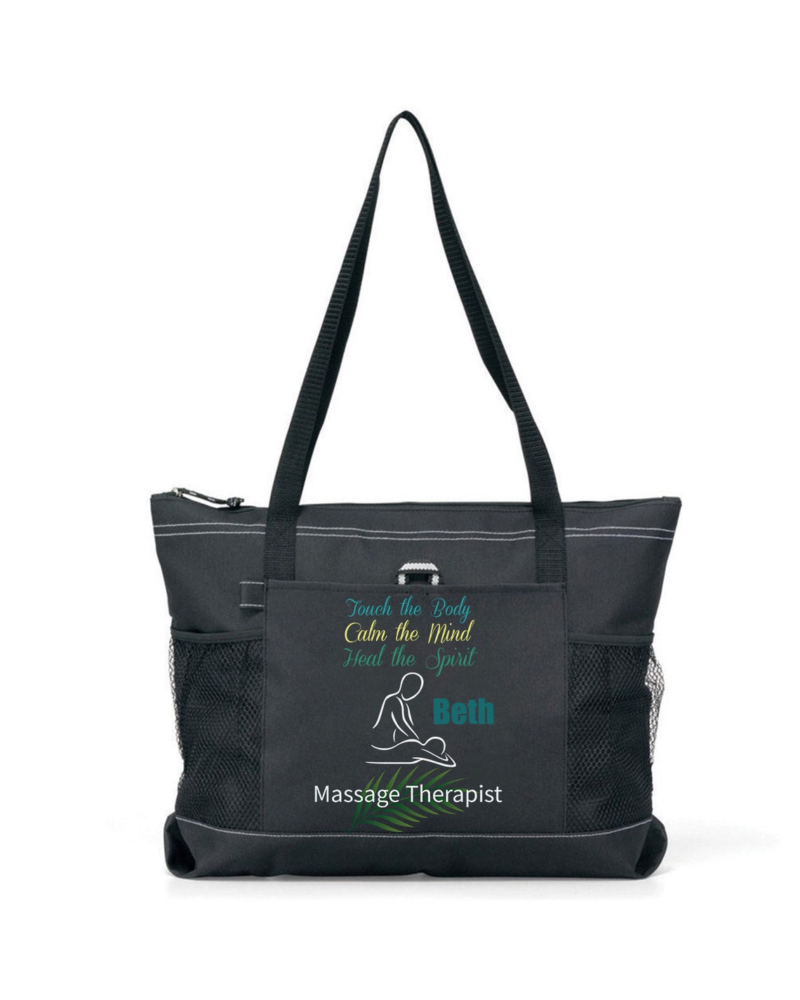 Personalized Massage Therapist Tote Bag Available in 7 colors Etsy