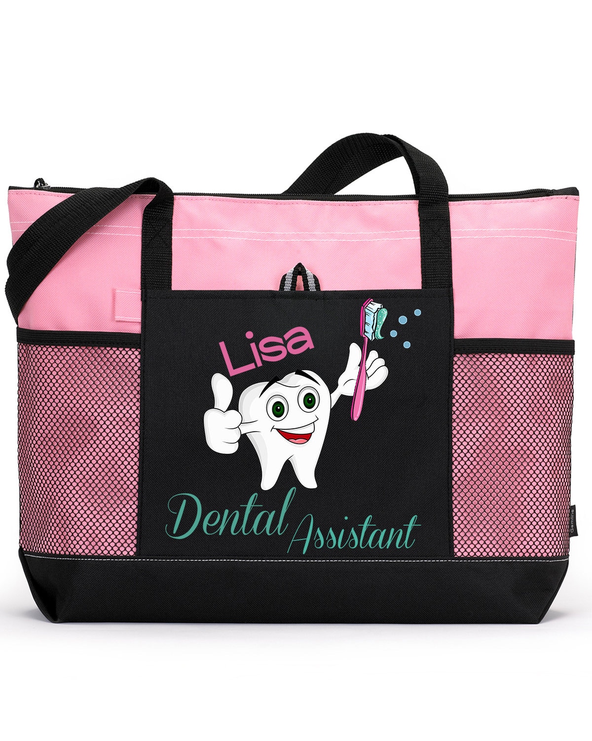 Personalized Dental Assistant Tote Bag Available in 7 colors Etsy