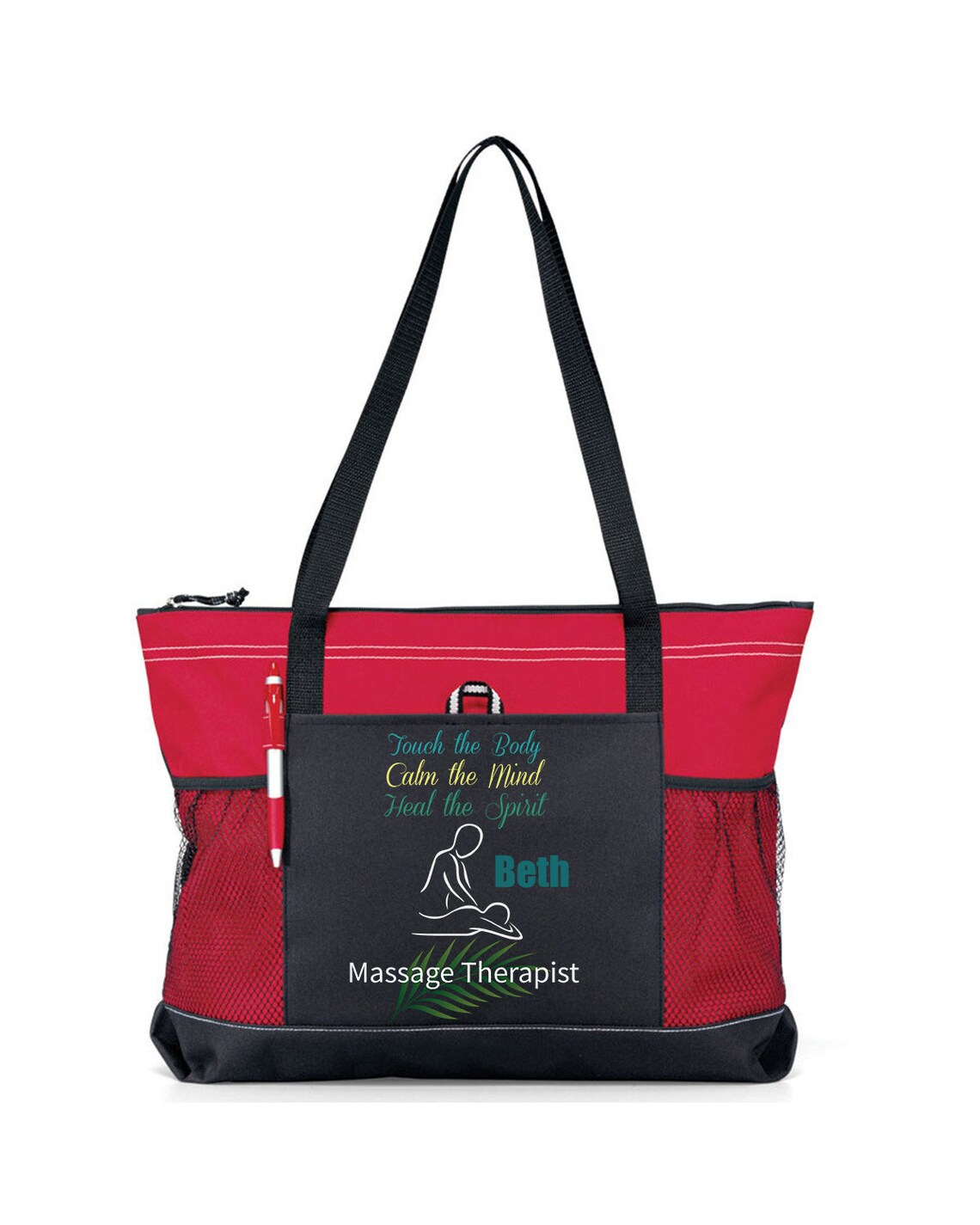 Personalized Massage Therapist Tote Bag Available in 7 colors Etsy