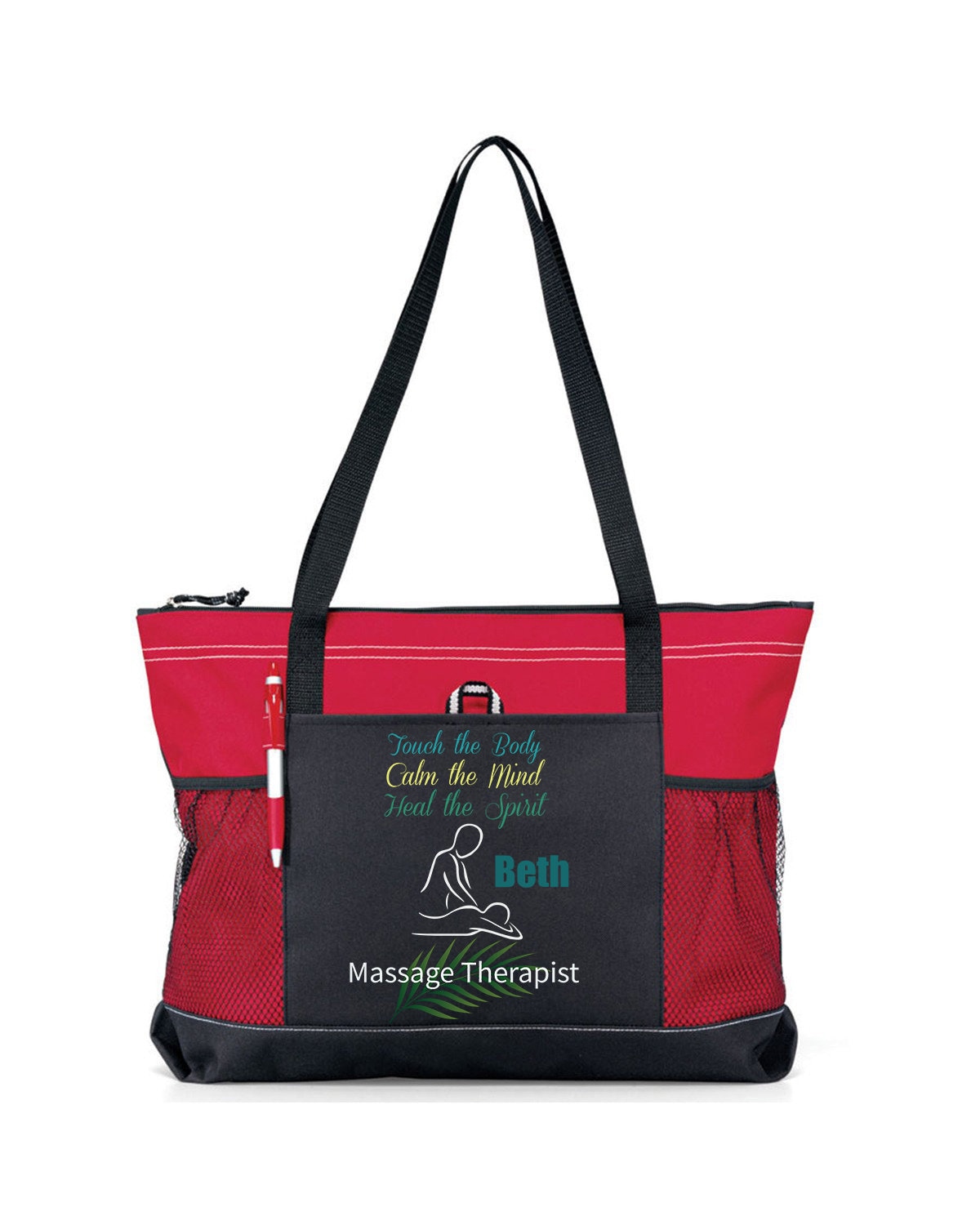 Personalized Massage Therapist Tote Bag Available in 7 colors Etsy