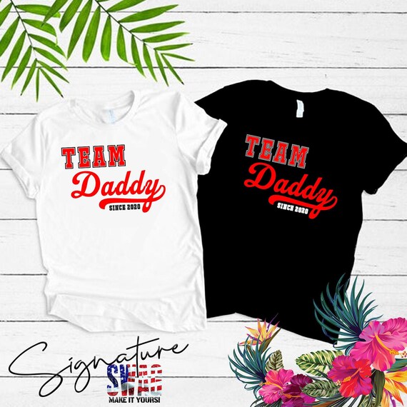 Personalized Team Daddy T shirt Available in Adult and Children s Sizes. Etsy Ireland