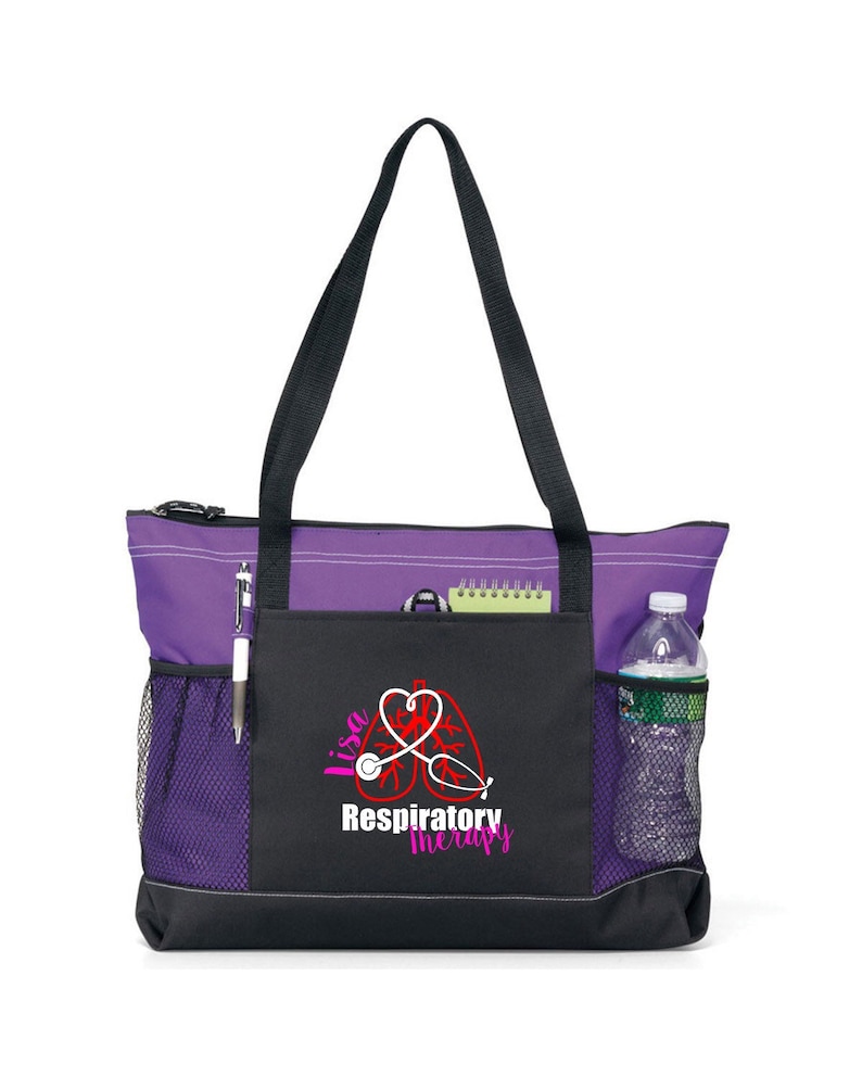 Personalized Respiratory Therapy Lung Tote Bag Etsy