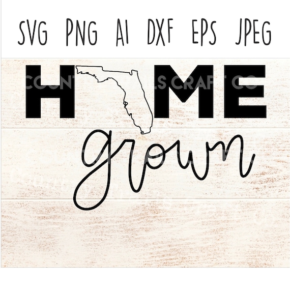 Home Grown Florida Decal Home Grown Florida Decal