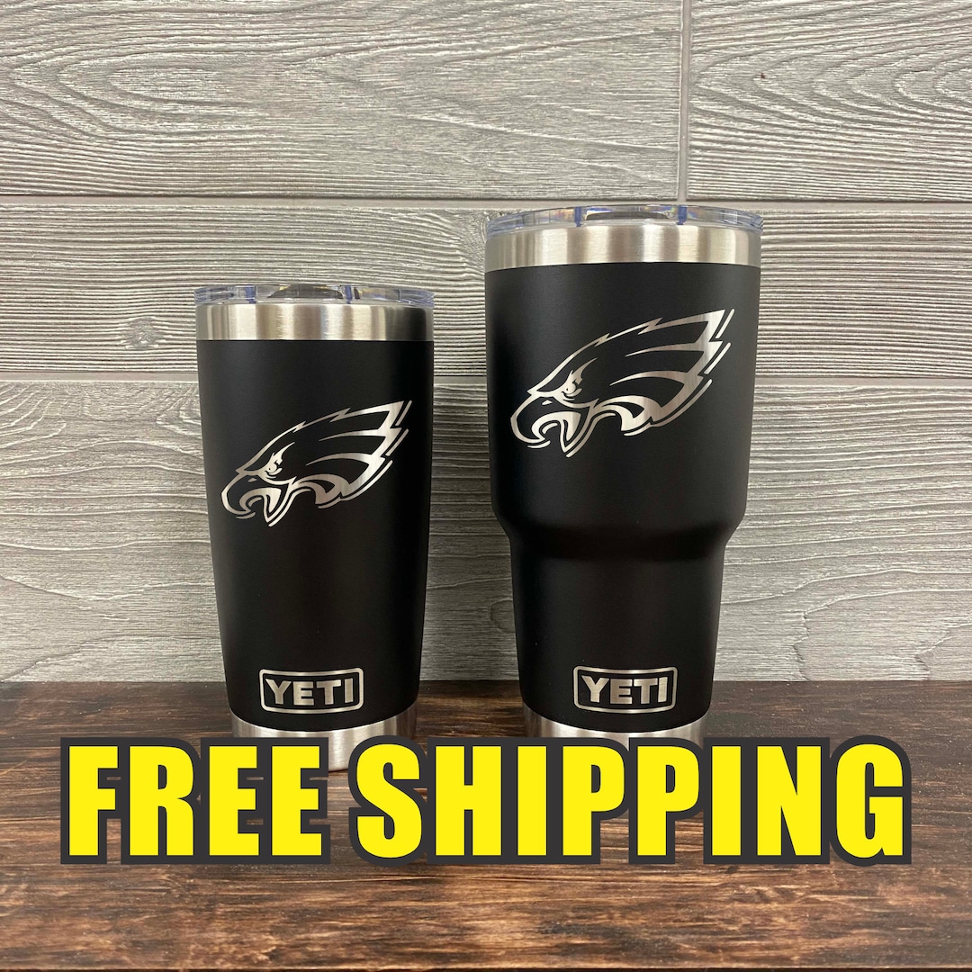 Philadelphia Eagles Personalized Custom Engraved Tumbler Cup YETI 20oz