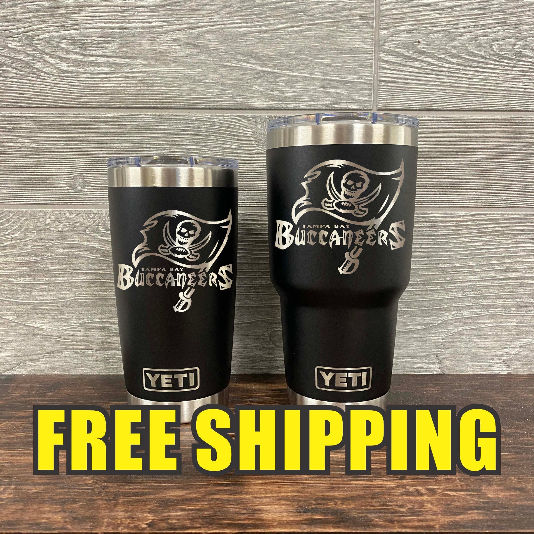 2020 STANLEY CUP CHAMPION TAMPA BAY LIGHTNING LOGO 2 ETCHED 16oz PINT  GLASSES