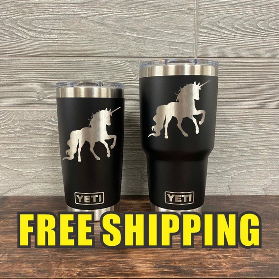 Unicorn Wonderland Engraved Stanley 20 oz IceFlow Flip Straw