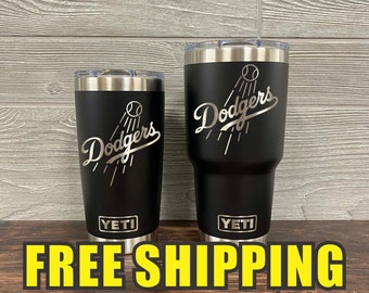 Los Angeles Dodgers Personalized Custom Engraved Tumbler Cup