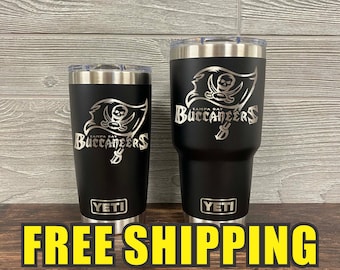 Tampa Bay Buccaneers Laser Engraved Tumbler Cup - Etsy