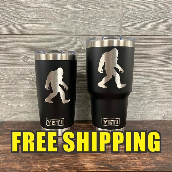 Sasquatch Big Foot Personalized Custom Engraved Tumbler Cup YETI 20oz or  30oz Tumbler Gift Idea Business Unique 141 