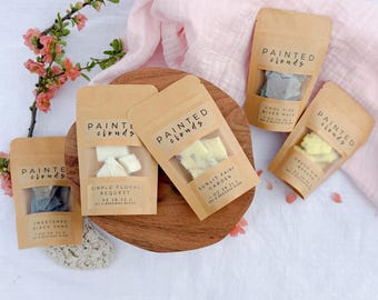 Soy Beeswax Wax Melts Collection, Whimsical Cottagecore Scents (Set of 5)