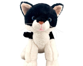 Weighted Cat black and white 16” for anxiety. Weighted soft animal, suitable for Adhd, Autism, Anxiety and lots more