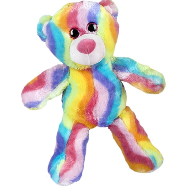 Weighted rainbow bear 16” Weighted soft animal to help children and adult with Anxiety, ADHD, Demtia, Autism, Bereavement and many more...