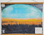 No Better Feeling - (Summer Sunset) 18x24 inch Gallery (Canvas Poster) Topher Kearby Poetry Quote Landscape Nature